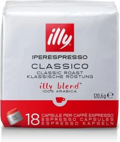 Illy - Iperespresso Koffie Home Classico 6 X 18 Capsules -Koffiehuis 1010x1200