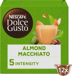 Nescafé Dolce Gusto Almond Macchiato Capsules - Vegan Koffie - 36 Koffiecups -Koffiehuis 1126x1200