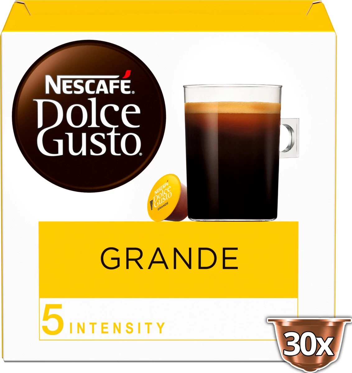 Nescafé Dolce Gusto Grande Capsules - 90 Koffiecups 5 Nescafé Dolce Gusto Grande Capsules - 90 Koffiecups - Afbeelding 3