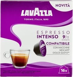 Lavazza Espresso Intenso Capsules - Geschikt Voor Dolce Gusto Apparaat - 16 Stuks X3 -Koffiehuis 1136x1200