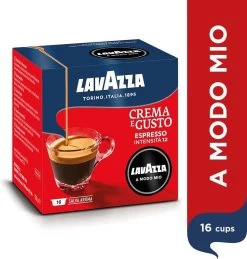 LAVAZZA A Modo Mio Crema E Gusto – 16 Cups -Koffiehuis 1144x1200