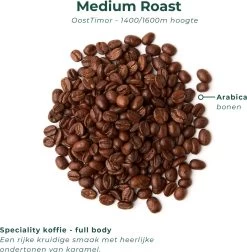 Soolong Sense Oost Timor Nr1000 Koffiebonen Smooth Lacau - Speciality Koffie Arabica Medium Roast Met Rijke Kruidige Smaak Met Heerlijke Ondertonen Van Karamel - Zak 250gram -Koffiehuis 1174x1200