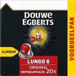 Douwe Egberts Lungo Original Koffiecups - Intensiteit 6/12 - 10 X 20 Capsules -Koffiehuis 1198x1200 5