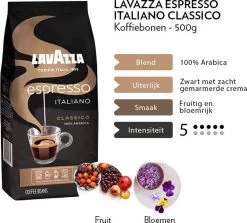 Lavazza Espresso Italiano Classico Koffiebonen - 500 Gram X6 -Koffiehuis 1200x1082