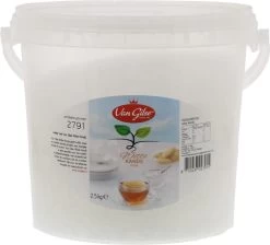 Witte Kandij Suiker Fijn Van Gilse Emmer 2,5 Kilo XXL (koffie Suiker)