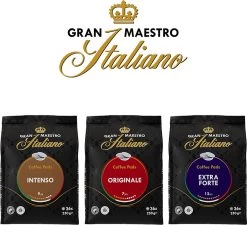 Gran Maestro Italiano – Extra Forte - Koffiepads - Senseo Compatibel Pads – Krachtig En Karakteristiek - 6 X 36 Pads -Koffiehuis 1200x1094 2
