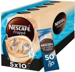 Nescafé Frappé Oploskoffie - 5 Doosjes à 10 Zakjes 9 Nescafé Frappé Oploskoffie - 5 Doosjes à 10 Zakjes -Koffiehuis 1200x1156