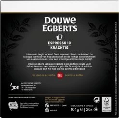 Douwe Egberts Espresso Krachtig Koffiecups - Intensiteit 10/12 - 10 X 20 Capsules -Koffiehuis 1200x1184 4