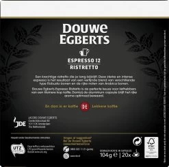 Douwe Egberts Espresso Ristretto (12) - 10 X 20 Koffiecups 11 Douwe Egberts Espresso Ristretto (12) - 10 X 20 Koffiecups -Koffiehuis 1200x1186 8
