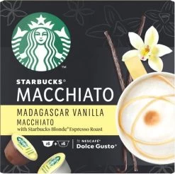 Starbucks By Dolce Gusto Capsules Madagascar Vanilla Macchiato- 3 Doosjes à 12 Koffiecups 9 Starbucks By Dolce Gusto Capsules Madagascar Vanilla Macchiato- 3 Doosjes à 12 Koffiecups -Koffiehuis 1200x1195