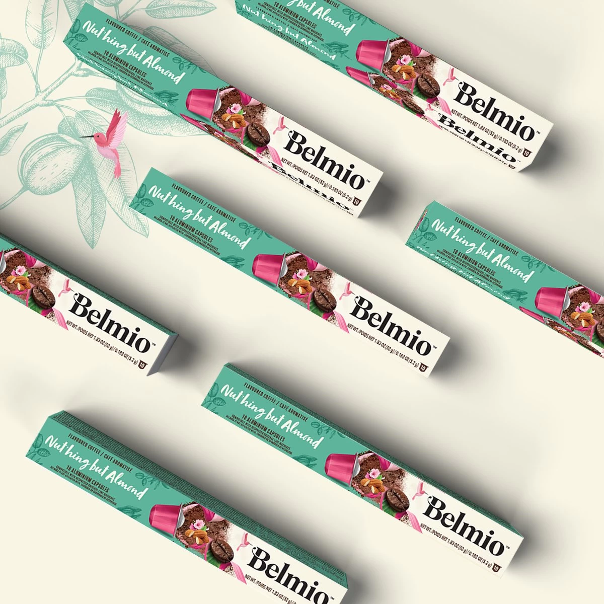 Belmio Koffiecups - NUTHING BUT ALMOND Capsules Nespresso Compatible - 120 Stuks 6 Belmio Koffiecups - NUTHING BUT ALMOND Capsules Nespresso Compatible - 120 Stuks - Afbeelding 4