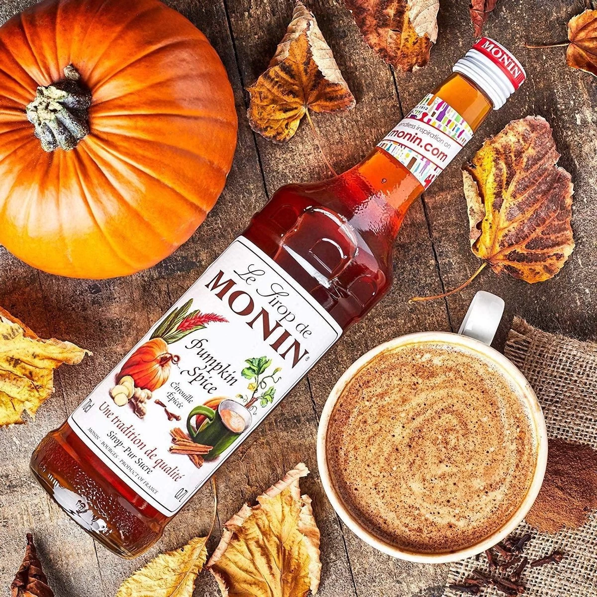 Monin Koffiesiroop Pumpkin Spice - 70 Cl 4 Monin Koffiesiroop Pumpkin Spice - 70 Cl - Afbeelding 2