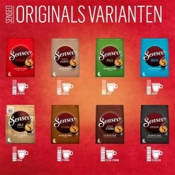 Senseo Extra Strong Koffiepads - 8/9 Intensiteit - 10 X 36 Pads -Koffiehuis 1200x1200 273