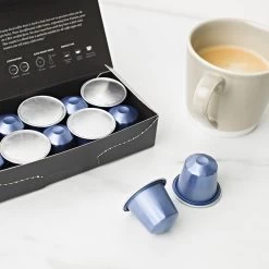Aroma Club - Proefpakket Nespresso Compatible Capsules (100 St.) - 5 Smaken - Espresso & Lungo - 100% Aluminium Koffiecups -Koffiehuis 1200x1200 50