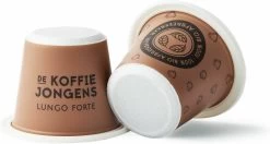 De Koffiejongens - Lungo Forte - Nespresso Cups - 100% Biologisch Afbreekbaar - 6x10 Cups - Nespresso Compatible -Koffiehuis 1200x639