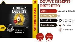 Douwe Egberts Espresso Ristretto (12) - 10 X 20 Koffiecups 13 Douwe Egberts Espresso Ristretto (12) - 10 X 20 Koffiecups -Koffiehuis 1200x681 1