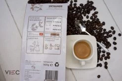 Vietnamese Dark Roast Koffiebonen 500g | 20% Arabica - 80% Robusta | DAM Koffie -Koffiehuis 1200x800 8