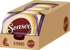 Senseo Cappuccino Choco Koffiepads - 2/9 Intensiteit - 4 X 8 Pads -Koffiehuis 1200x863