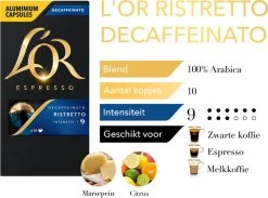 L'OR Espresso Ristretto Decaffeinato - Intensiteit 9/12 - 10 X 10 Capsules -Koffiehuis 1200x889 5