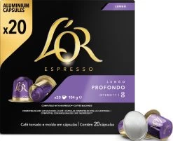 L'OR Lungo Profondo Koffiecups - Intensiteit 8/12 - 10 X 20 Capsules -Koffiehuis 1200x975 4