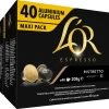 L'OR Espresso Ristretto Koffiecups - Intensiteit 11/12 - 4 X 40 Capsules 2 L'OR Espresso Ristretto Koffiecups - Intensiteit 11/12 - 4 X 40 Capsules -Koffiehuis 1200x984 1