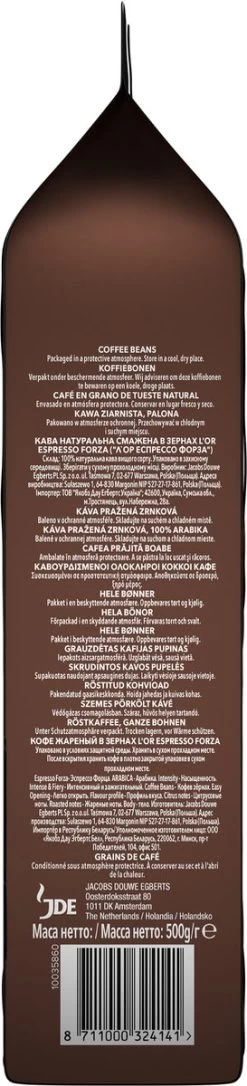 L'OR Espresso Forza Koffiebonen (9) - 4 X 500 Gram -Koffiehuis 273x1200 1