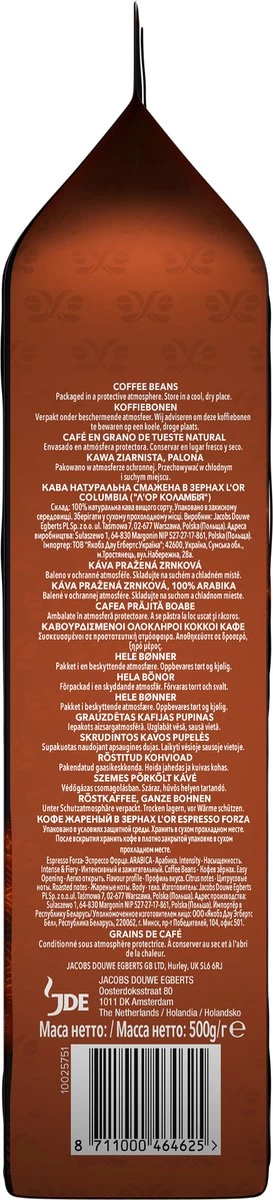 L'OR Espresso Origins Colombia Koffiebonen (8) - 4 X 500 Gram 6 L'OR Espresso Origins Colombia Koffiebonen (8) - 4 X 500 Gram - Afbeelding 4