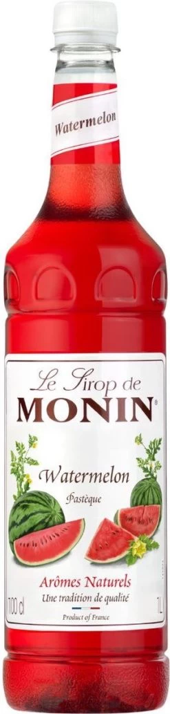 Monin Watermeloen Koffiesiroop 1 Liter Fles XL
