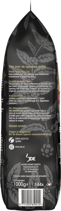 Douwe Egberts Espresso Koffiebonen - 4 X 1000 Gram - Extra Grote Verpakking -Koffiehuis 350x1200 1