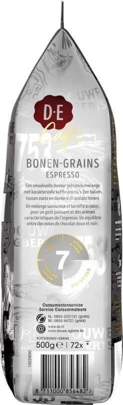 Douwe Egberts D.E Café Espresso Koffiebonen - Intensiteit 7/9 - 4 X 500 Gram -Koffiehuis 364x1200 19
