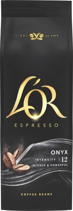 L'OR Espresso Onyx Koffiebonen (12) - 4 X 500 Gram -Koffiehuis 419x1200