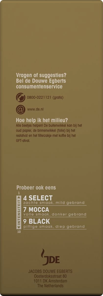 Douwe Egberts Excellent Filterkoffie - 6 X 500 Gram 6 Douwe Egberts Excellent Filterkoffie - 6 X 500 Gram - Afbeelding 4