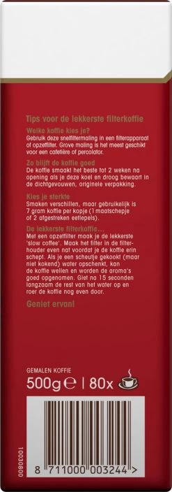 Douwe Egberts Aroma Rood Filterkoffie - 15 X 500 Gram -Koffiehuis 421x1200 2
