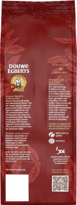 Douwe Egberts Aroma Rood Koffiebonen - 6 X 500 Gram -Koffiehuis 452x1200 3