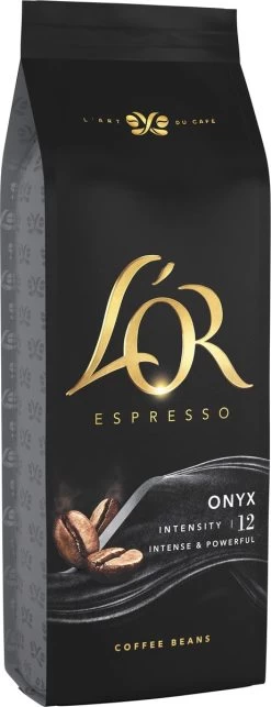L'OR Espresso Onyx Koffiebonen (12) - 4 X 500 Gram -Koffiehuis 461x1200