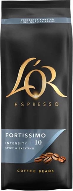 L'OR Espresso Fortissimo Koffiebonen (10) - 4 X 500 Gram -Koffiehuis 463x1200