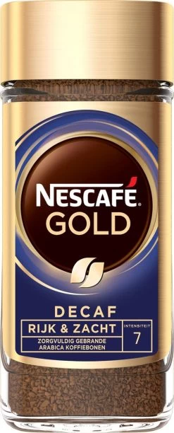 Nescafé Gold Decafé Oploskoffie - 6 Potten à 100 Gram 11 Nescafé Gold Decafé Oploskoffie - 6 Potten à 100 Gram -Koffiehuis 484x1200 1