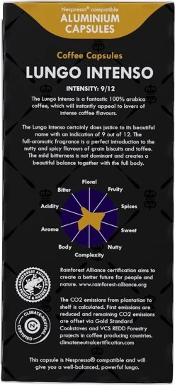 Gran Maestro Italiano - Lungo Intenso - Koffiecups - Nespresso Compatibel Capsules - Krachtige Smaak - 6 X 20 Cups -Koffiehuis 547x1200 2