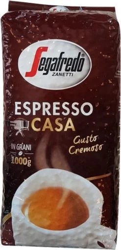 Segafredo Espresso Casa Koffiebonen - 1 Kg -Koffiehuis 583x1200