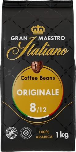 Gran Maestro Italiano - Orginale - Koffiebonen - Bonen Voor Espresso En Lungo - Arabica – 4 X 1kg -Koffiehuis 602x1200 3
