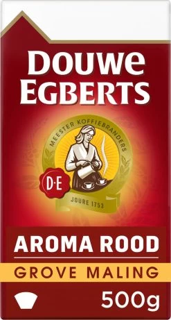 Douwe Egberts Aroma Rood Grove Maling Filterkoffie - 6 X 500 Gram 16 Douwe Egberts Aroma Rood Grove Maling Filterkoffie - 6 X 500 Gram -Koffiehuis 643x1200 3
