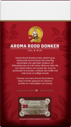 Douwe Egberts Aroma Rood Donker Filterkoffie - 6 X 500 Gram -Koffiehuis 669x1200 7