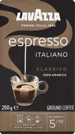 Lavazza Espresso Italiano Classico Gemalen / Filterkoffie - 8 X 250 Gram -Koffiehuis 676x1200 2