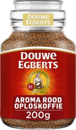 Douwe Egberts Aroma Rood Oploskoffie - 6 X Pot Van 200 Gram -Koffiehuis 701x1200