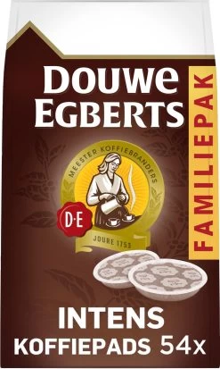 Douwe Egberts Intens Koffiepads - 4 X 54 Pads -Koffiehuis 717x1200