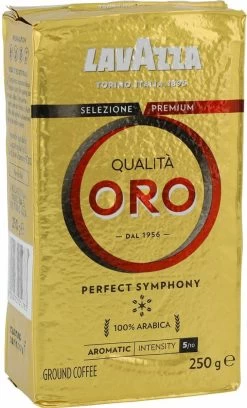 Lavazza Qualita Oro Gemalen / Filterkoffie - 250 Gram Krimp X20 7 Lavazza Qualita Oro Gemalen / Filterkoffie - 250 Gram Krimp X20 -Koffiehuis 727x1200 4