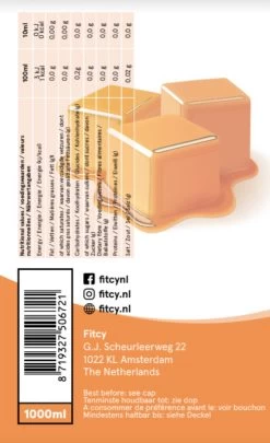 Fitcy | Koffiesiroop | Karamel | Barista Syrup | Zero | Vegan | Vetvrij | Suikervrij | Keto-vriendelijk | Koffie | Siroop| MET DOSEERPOMP | 1L -Koffiehuis 732x1200 1