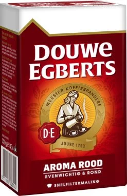Douwe Egberts Aroma Rood Filterkoffie - 24 X 250 Gram -Koffiehuis 775x1200