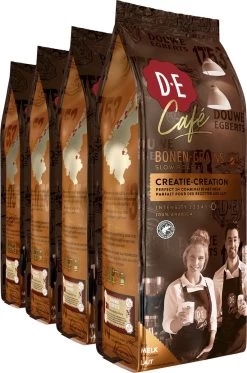 Nieuwe Producten 21 Douwe Egberts D.E Café Creatie Koffiebonen - 7/9 Intensiteit - 4 X 500 Gram