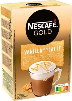Nescafé Gold Latte Vanille Oploskoffie - 6 Doosjes à 8 Zakjes -Koffiehuis 854x1200 2